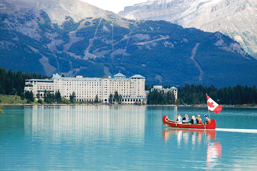 Fairmont Chateau Lake Louise Hotel in Canada